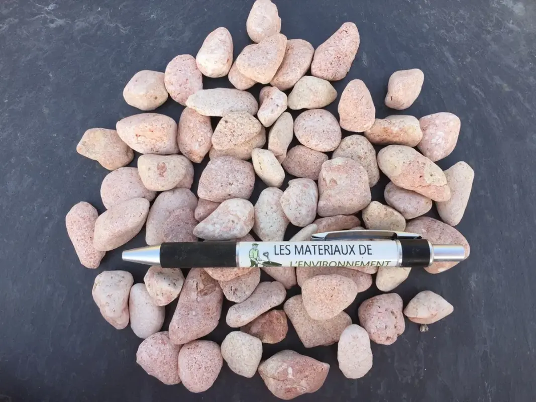 Galet marbre rose toulouse 12/24 mm